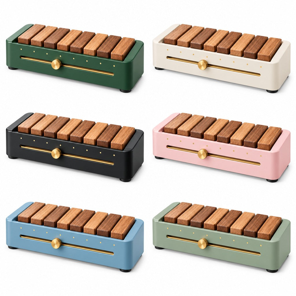 Rhythm Practice Tool — Coordinated finish options for different music corners