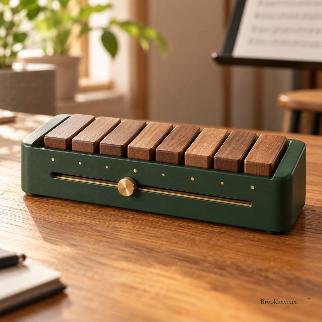 Rhythm Practice Tool — An in-home view of the tool during practice