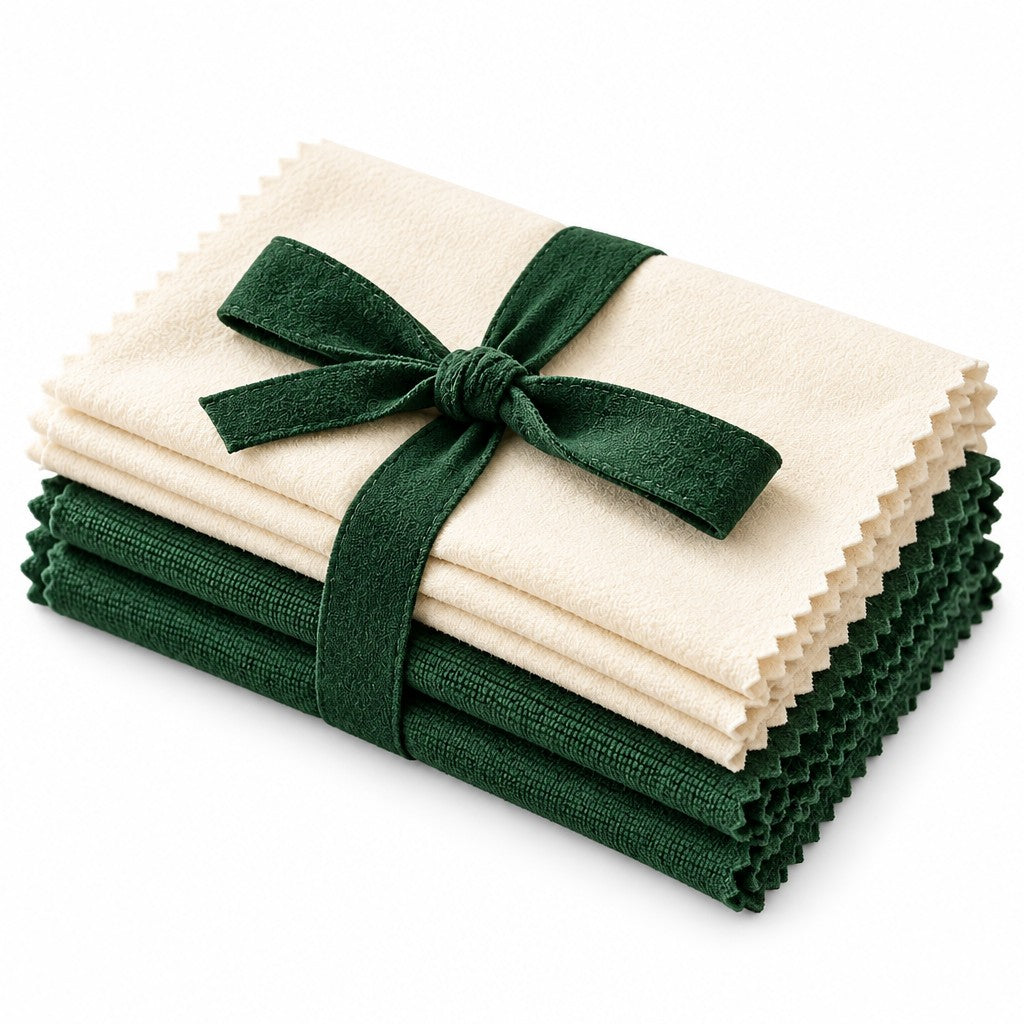 String Instrument Care Cloth Set — A coordinated set of soft instrument-care cloths