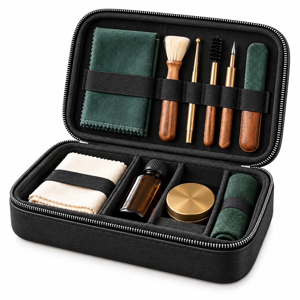 Compact Instrument Maintenance Case — The maintenance case beside an instrument
