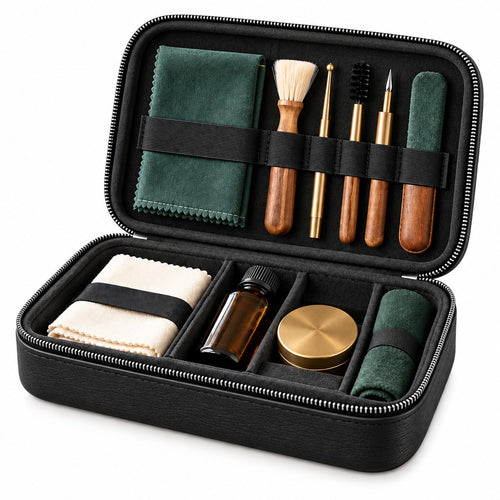 Compact Instrument Maintenance Case — The maintenance case beside an instrument