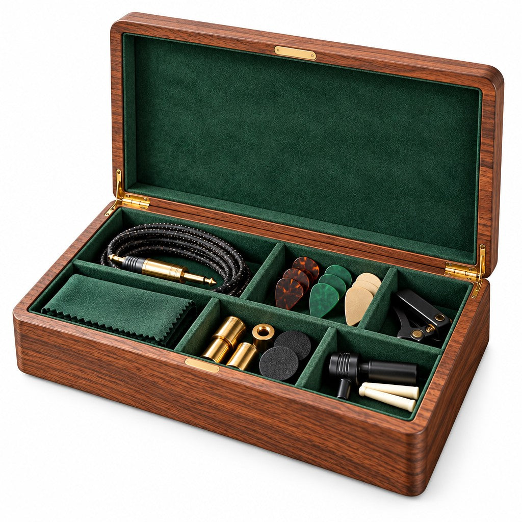 Instrument Accessory Organizer — Different finish options for a coordinated setup