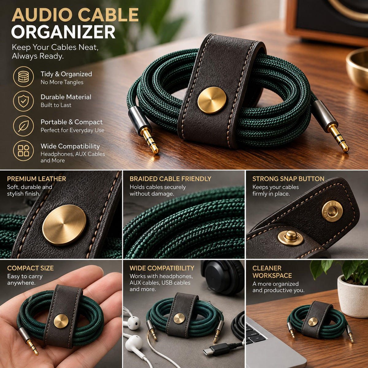 Audio Cable Organizer