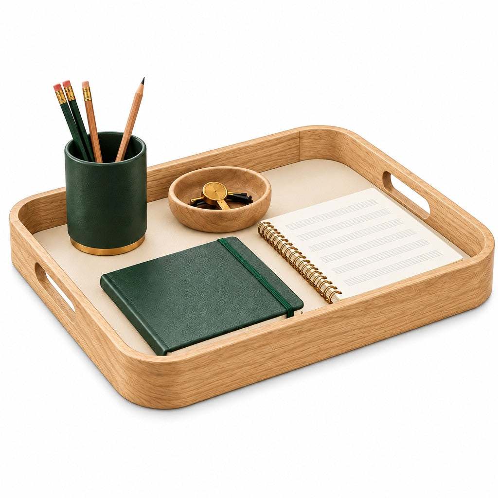 Music Practice Tray — A shallow tray for a composed practice setup